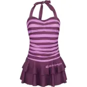 Alice i Underlandet - Anime Badklänning - We're All Mad Here - S - för Dam - flerfärgad