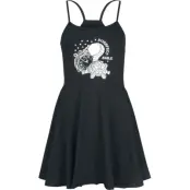 Alice i Underlandet - Anime Halvlång klänning - Grinsekatze - Purrfect Smile - S 3XL - för Dam - svart