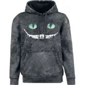 Alice i Underlandet - Anime Luvtröja - Cheshire Cat Smile Hoodie female - S XXL - för Dam - grå