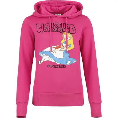 Alice i Underlandet - Anime Luvtröja - We're All Mad Here - S 3XL - för Dam - rosa