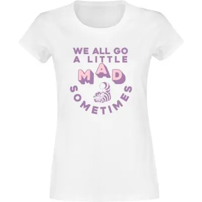 Alice i Underlandet - Anime T-shirt - Alice - M XXL - för Dam - vit