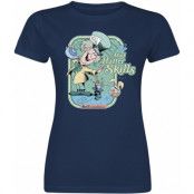 Alice i Underlandet - Anime T-shirt - Mad hatter Skills - S M - för Dam - marinblå