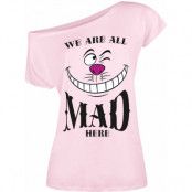 Alice i Underlandet - Anime T-shirt - Mad - S - för Dam - rosa