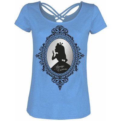 Alice i Underlandet - Anime T-shirt - Mirror - S L - för Dam - blå