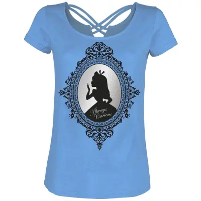 Alice i Underlandet - Anime T-shirt - Mirror - S L - för Dam - blå