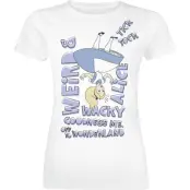 Alice i Underlandet - Anime T-shirt - Wonderland - S M - för Dam - vit