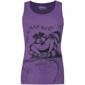 Alice i Underlandet - Anime Topp - Cheshire Cat - S XL - för Dam - syrénlila