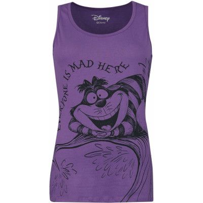 Alice i Underlandet - Anime Topp - Cheshire Cat - S XL - för Dam - syrénlila