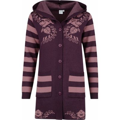 Alice i Underlandet - Disney Cardigan - Cheshire Cat - S XL - för Dam - syrénlila