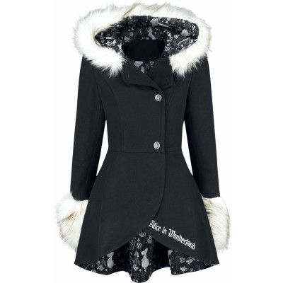 Alice i Underlandet - Disney Kort rock - Wonderland - S XL - för Dam - svart