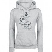 Alice i Underlandet - Disney Luvtröja - Cheshire Cat - I'm Not Crazy - S XXL - för Dam - gråmelerad