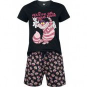 Alice i Underlandet - Disney Pyjamas - Cheshire Cat - We're All Mad Here - S XXL - för Dam - flerfärgad