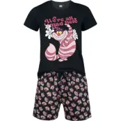 Alice i Underlandet - Disney Pyjamas - Cheshire Cat - We're All Mad Here - S XXL - för Dam - flerfärgad