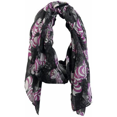 Alice i Underlandet - Disney Scarf - Grinsekatze - för  svart/syrénlila