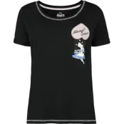 Alice i Underlandet - Disney T-shirt - Always Curious - S XXL - för Dam - svart