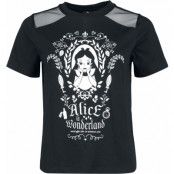 Alice i Underlandet - Disney T-shirt - Mirror - S XXL - för Dam - svart