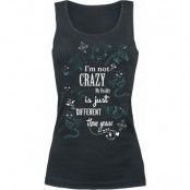 Alice i Underlandet - Disney Topp - Cheshire Cat - I'm Not Crazy - XS XXL - för Dam - svart