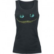 Alice i Underlandet - Disney Topp - Cheshire Cat - Smile - XS XXL - för Dam - svart