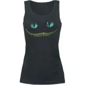 Alice i Underlandet - Disney Topp - Cheshire Cat - Smile - XS XXL - för Dam - svart