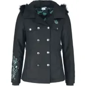 Alice i Underlandet - Disney Vinterjacka - Cheshire Cat - S M - för Dam - svart