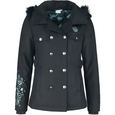 Alice i Underlandet - Disney Vinterjacka - Cheshire Cat - S M - för Dam - svart