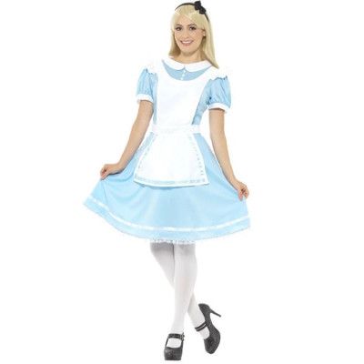 Alice i Underlandet Maskeraddräkt XL
