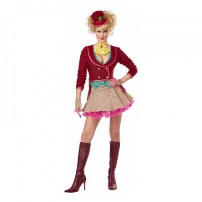 Kvinnlig Mad Hatter Maskeraddräkt