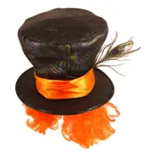 Mad Hatt med Hår - One size