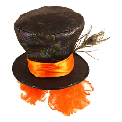 Mad Hatt med Hår - One size
