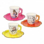 Pappersmuggar Tea Party Alice Wonderland - 12-pack