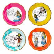 Papperstallrikar Alice Wonderland - 12-pack