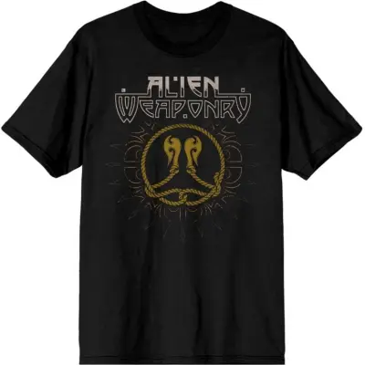 Alien Weaponry T-shirt - Sun Logo - S 4XL - för Herr - svart