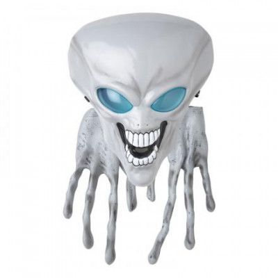 Alienmask Grå med Händer