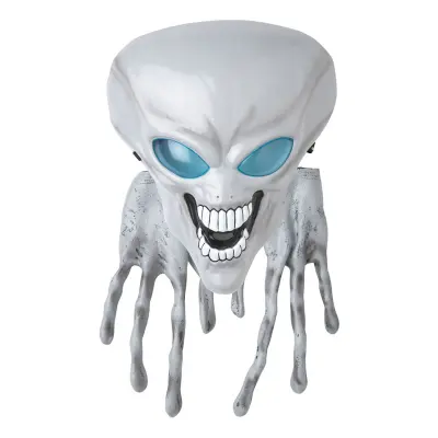 Alienmask Grå med Händer