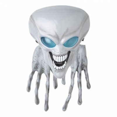 Alienmask Grå med Händer