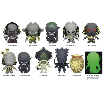 Aliens vs. Predator Ryggsäckshänge - Characters (Chase Edition möglich!) - för None - flerfärgad