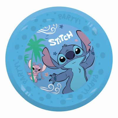 Plasttallrikar Stitch&Angel Återanvändbara - 4-pack