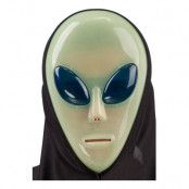 Självlysande Alien Mask - One size