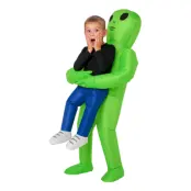 Uppblåsbar Bärande Alien Barn Maskeraddräkt - One size