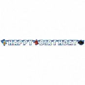 Banderoll Angry Birds Happy Birthday 178 cm