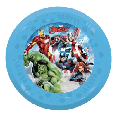 Återanvändbara Plasttallrikar Avengers Infinity Stones - 4-pack
