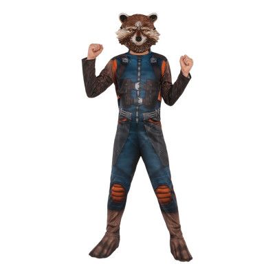 Avengers 4 Rocket Raccoon Barn Maskeraddräkt - Large
