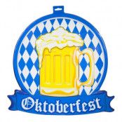 Ölglas 3D Väggdekoration Oktoberfest