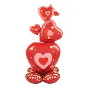 AirLoonz Hjärtan Folieballong