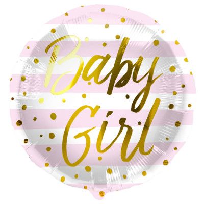 Baby Girl Folieballong 45cm