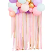 Backdrop Ballonger med Streamers
