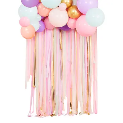 Backdrop Ballonger med Streamers