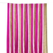 Backdrop Streamers Rosa/Guld/Vit