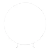 Dekorationsställning Rund Vit