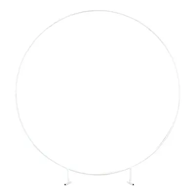 Dekorationsställning Rund Vit